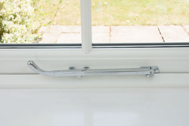 Pegstay Window handles for sale in the UK - chrome